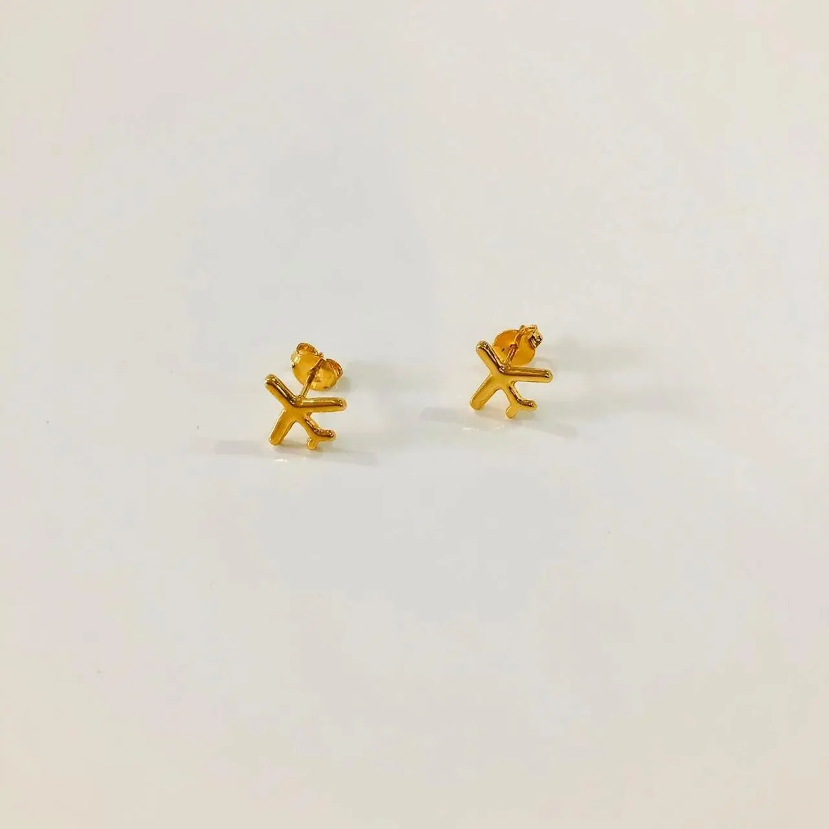 Aretes Aviones Aretes Gold Muun Jewelry