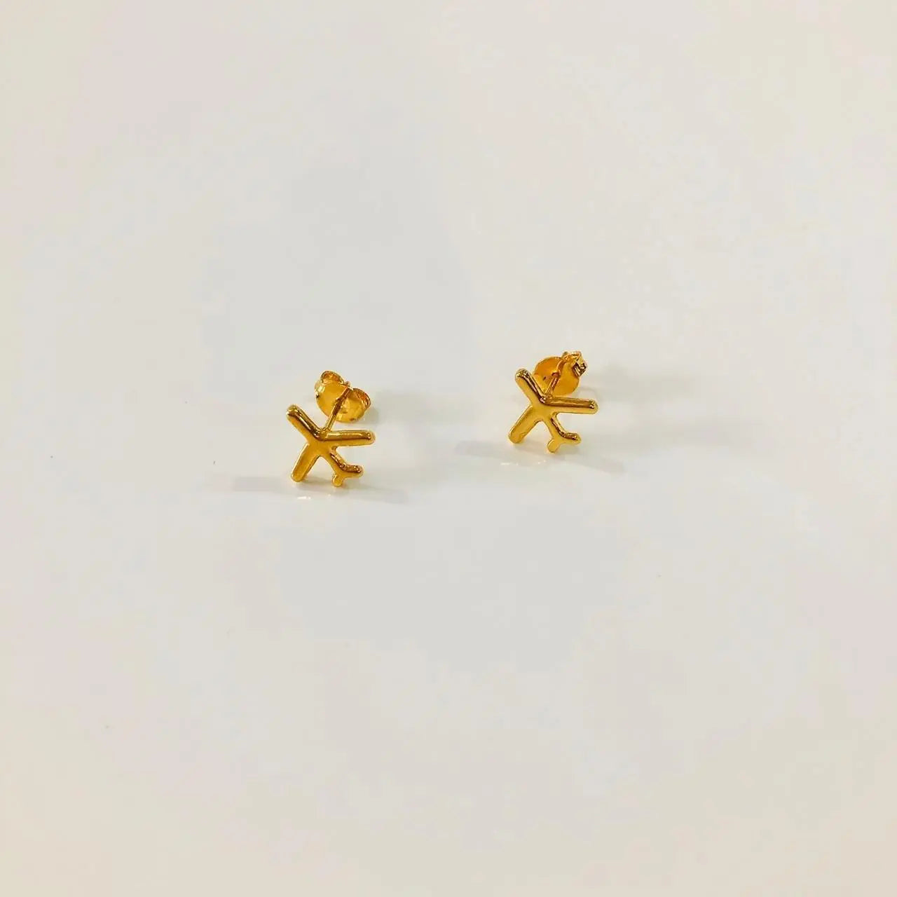 Aretes Aviones Aretes Gold Muun Jewelry