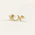 Aretes Estrella del Norte Aretes Gold Muun Jewelry
