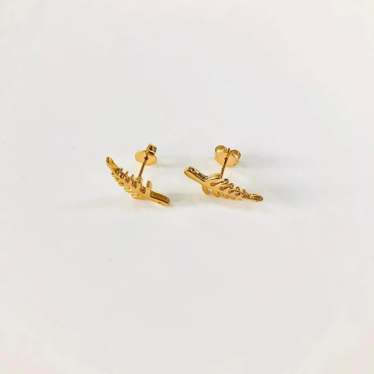 Aretes Laurel Aretes Gold Muun Jewelry