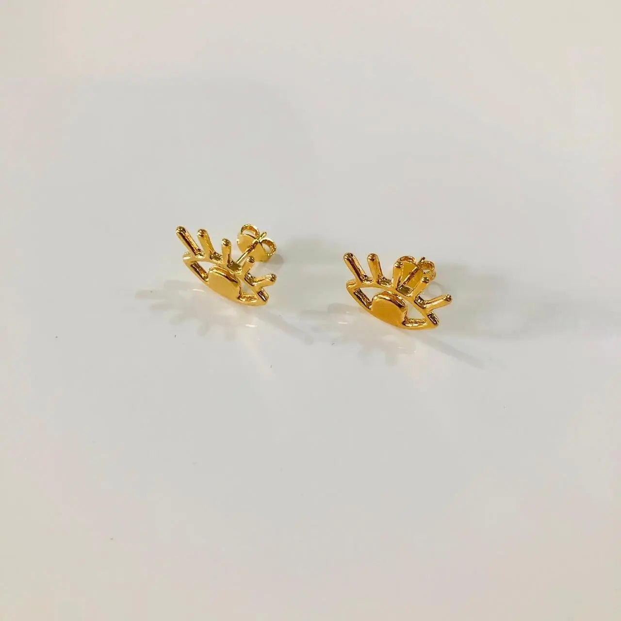Aretes Ojitos Aretes Gold Muun Jewelry