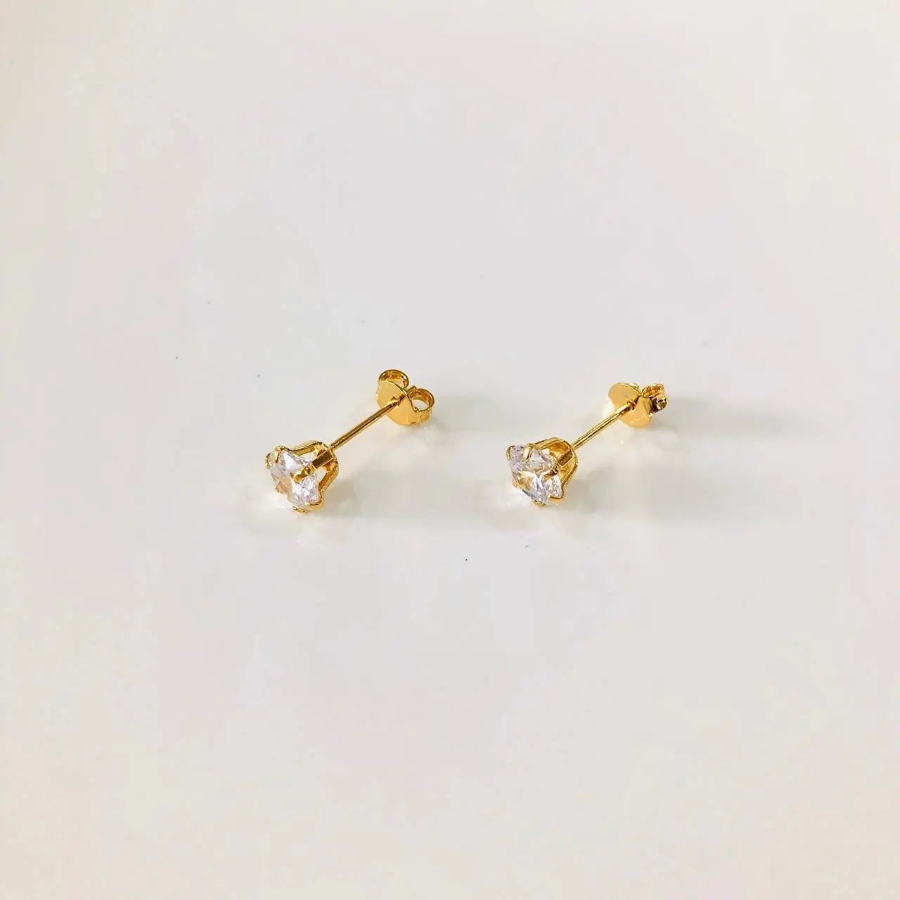 Aretes Zirconias Aretes Gold  Muun Jewelry