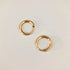Arracadas Aritos medianos Aretes Gold Muun Jewelry
