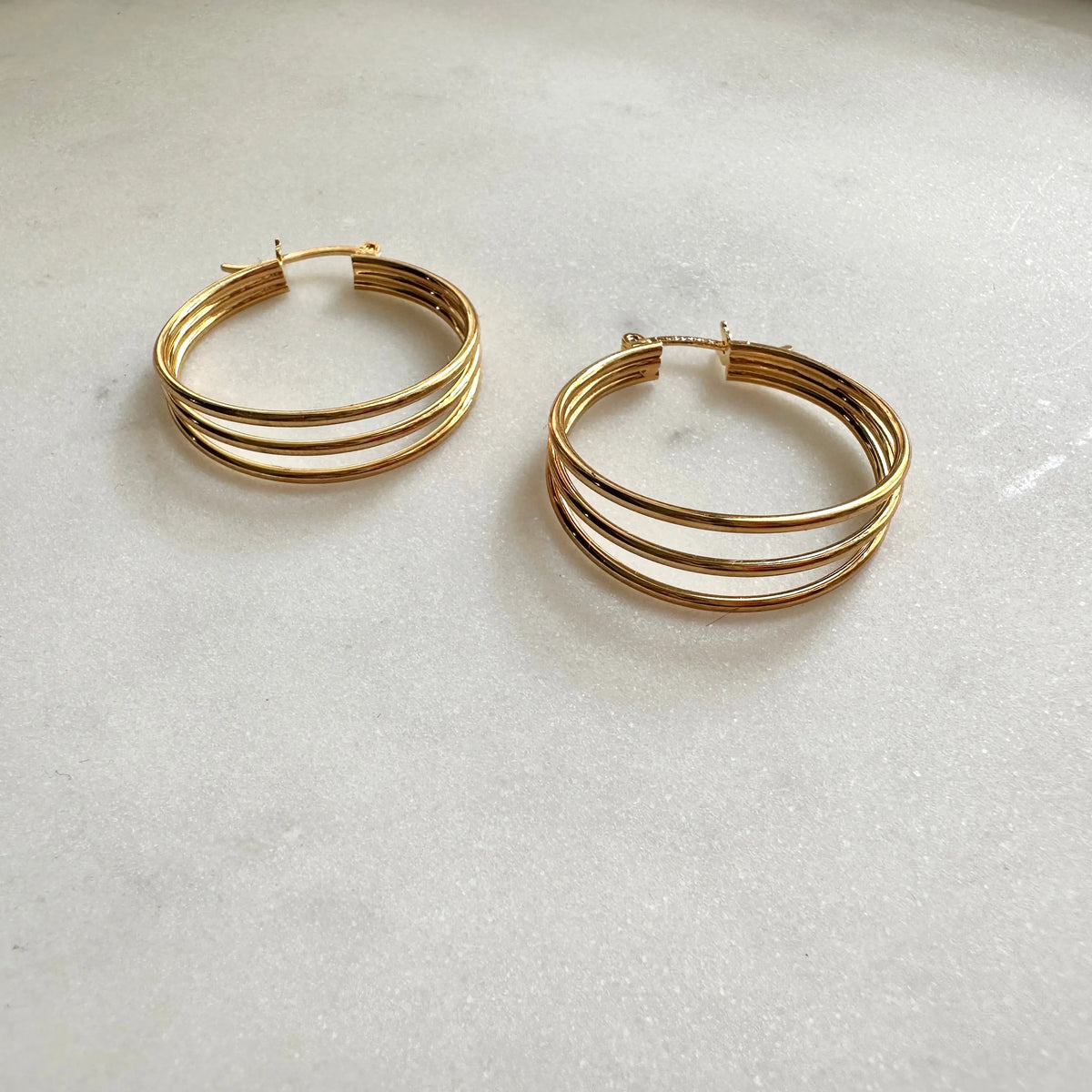 Arracadas Triple Grande Muun Jewelry