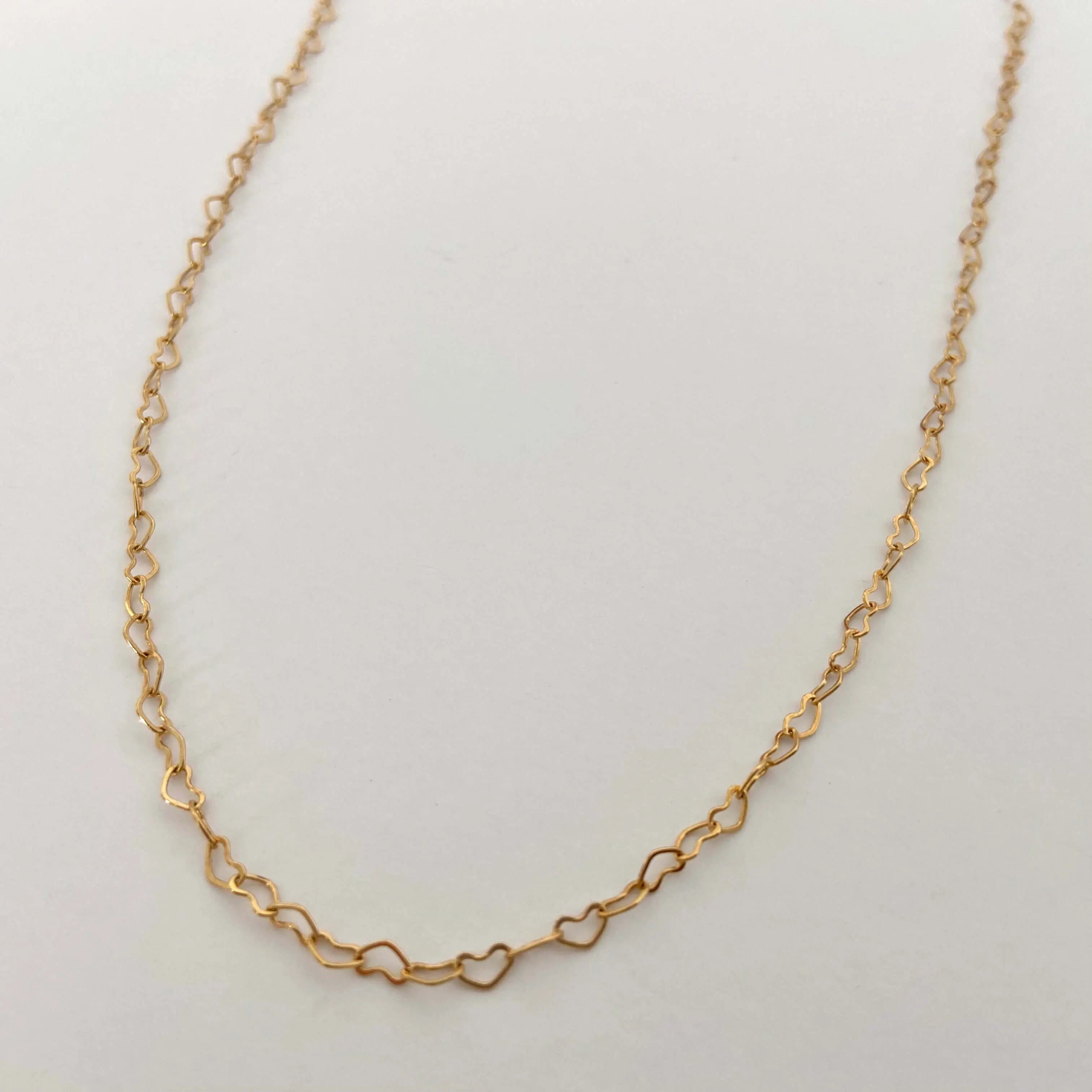 Cadena Corazones Collares Gold Muun Jewelry