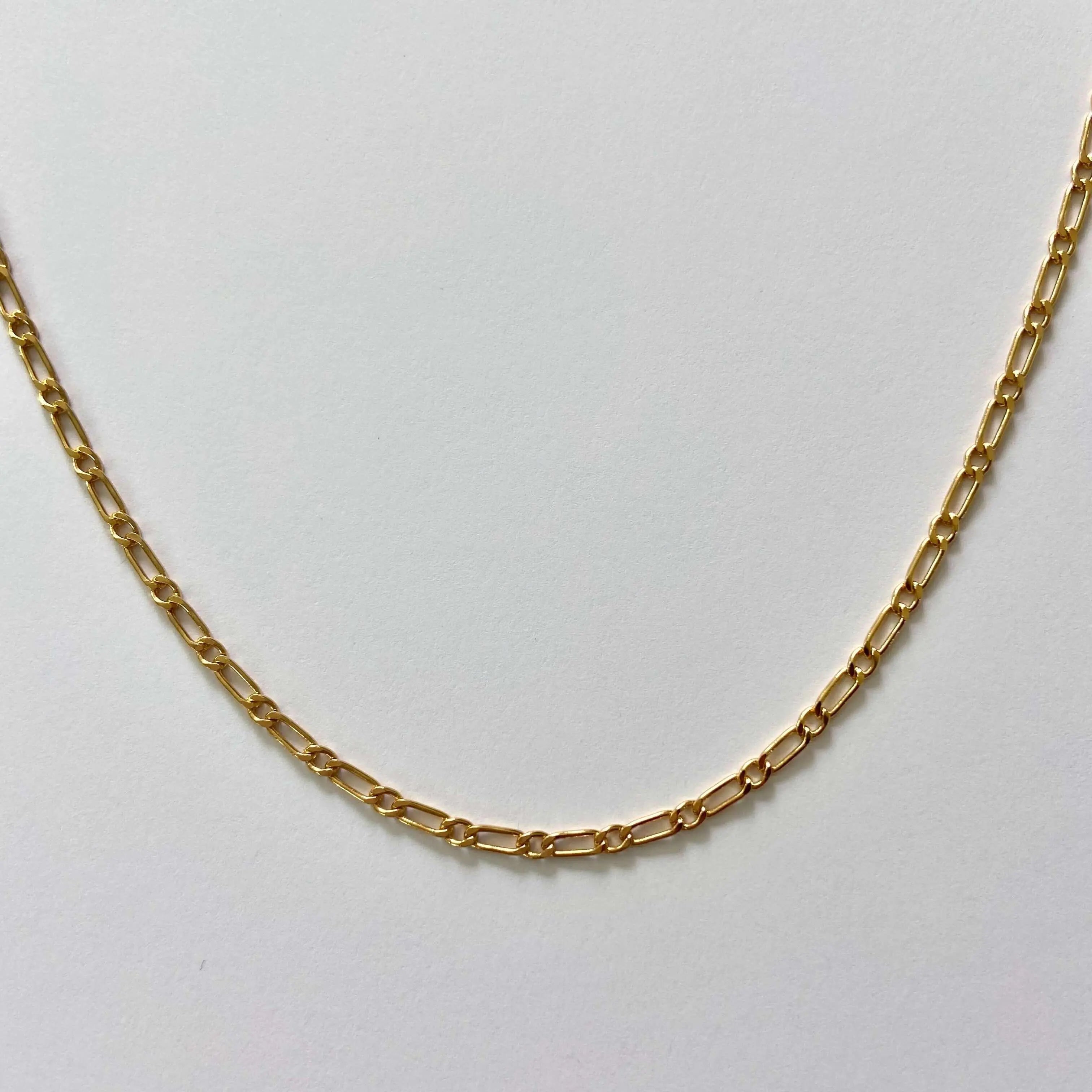 Cadena Figaro Gucci Collares Gold Muun Jewelry