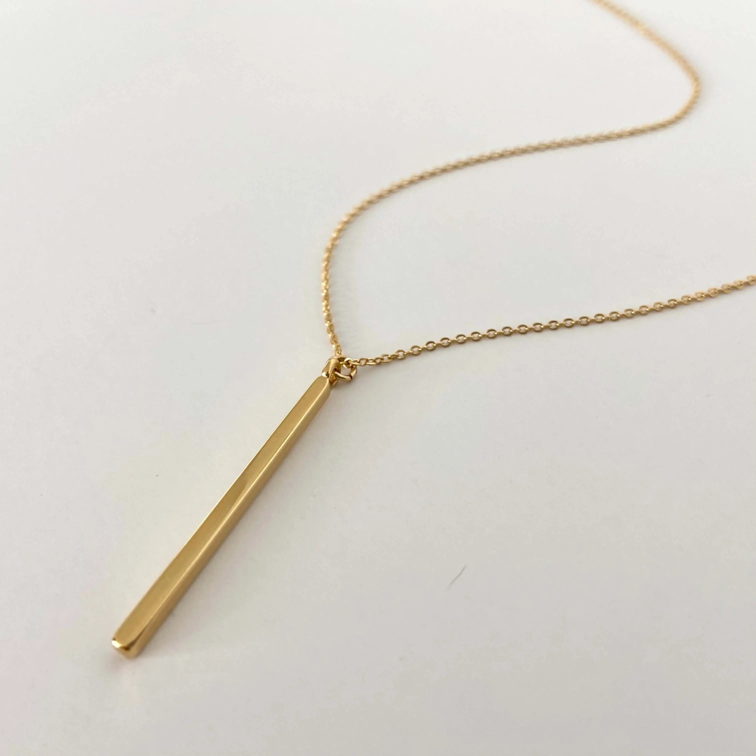 Collar Barrita Collares Gold Muun Jewelry