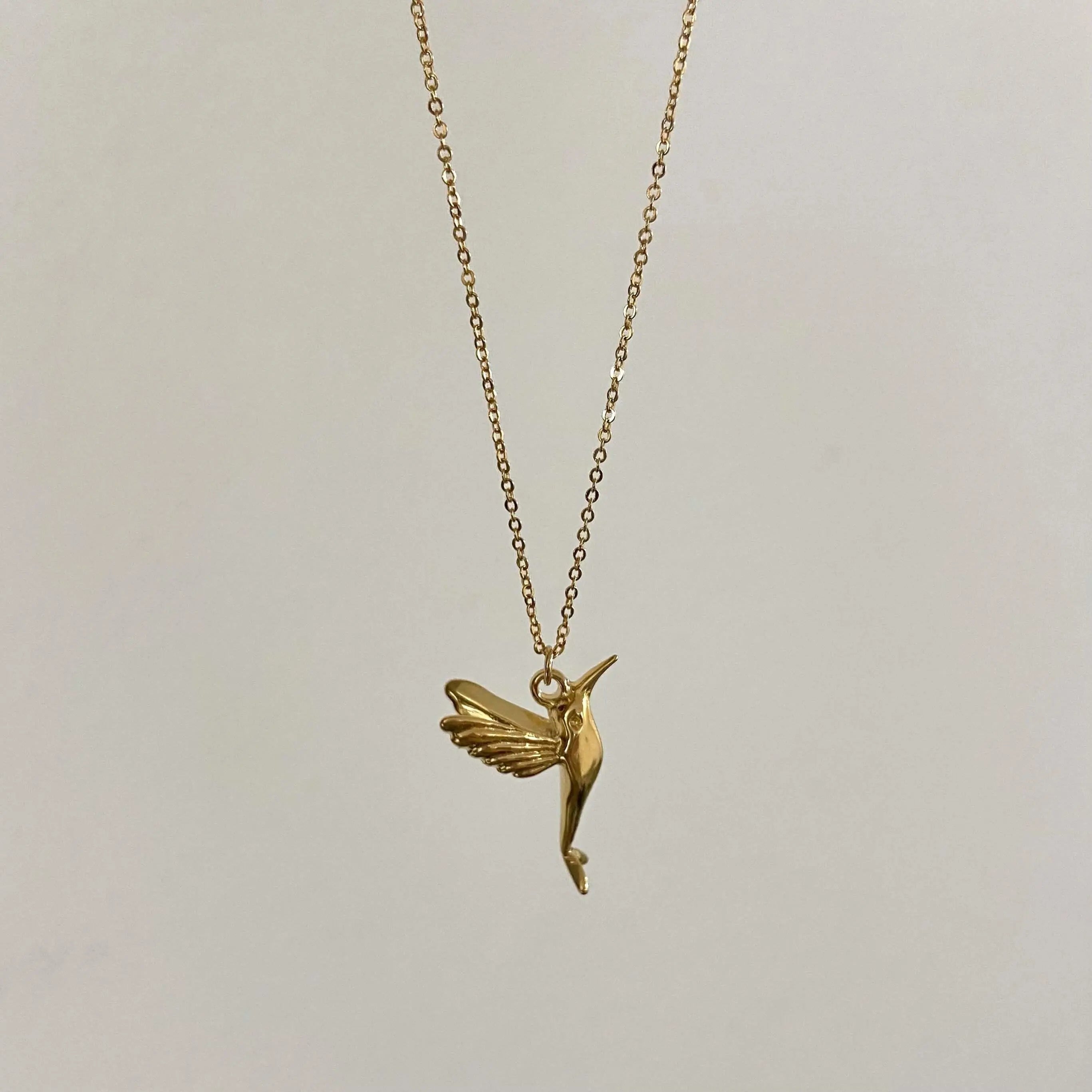 Collar Colibrí Collares Gold Muun Jewelry