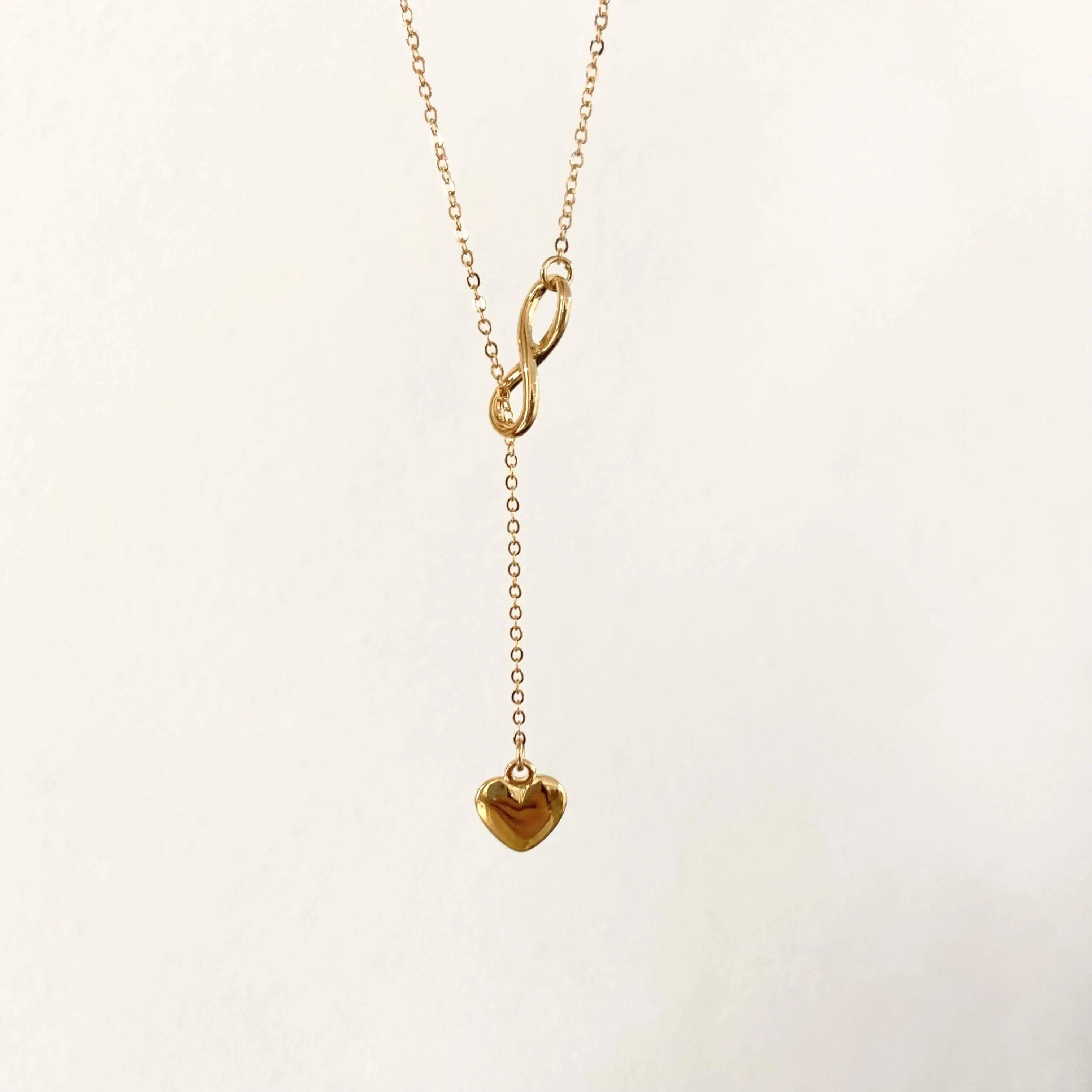 Collar Corazón Infinito Collares Gold Muun Jewelry