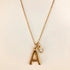 Collar Inicial Mediana Collares Gold Muun Jewelry