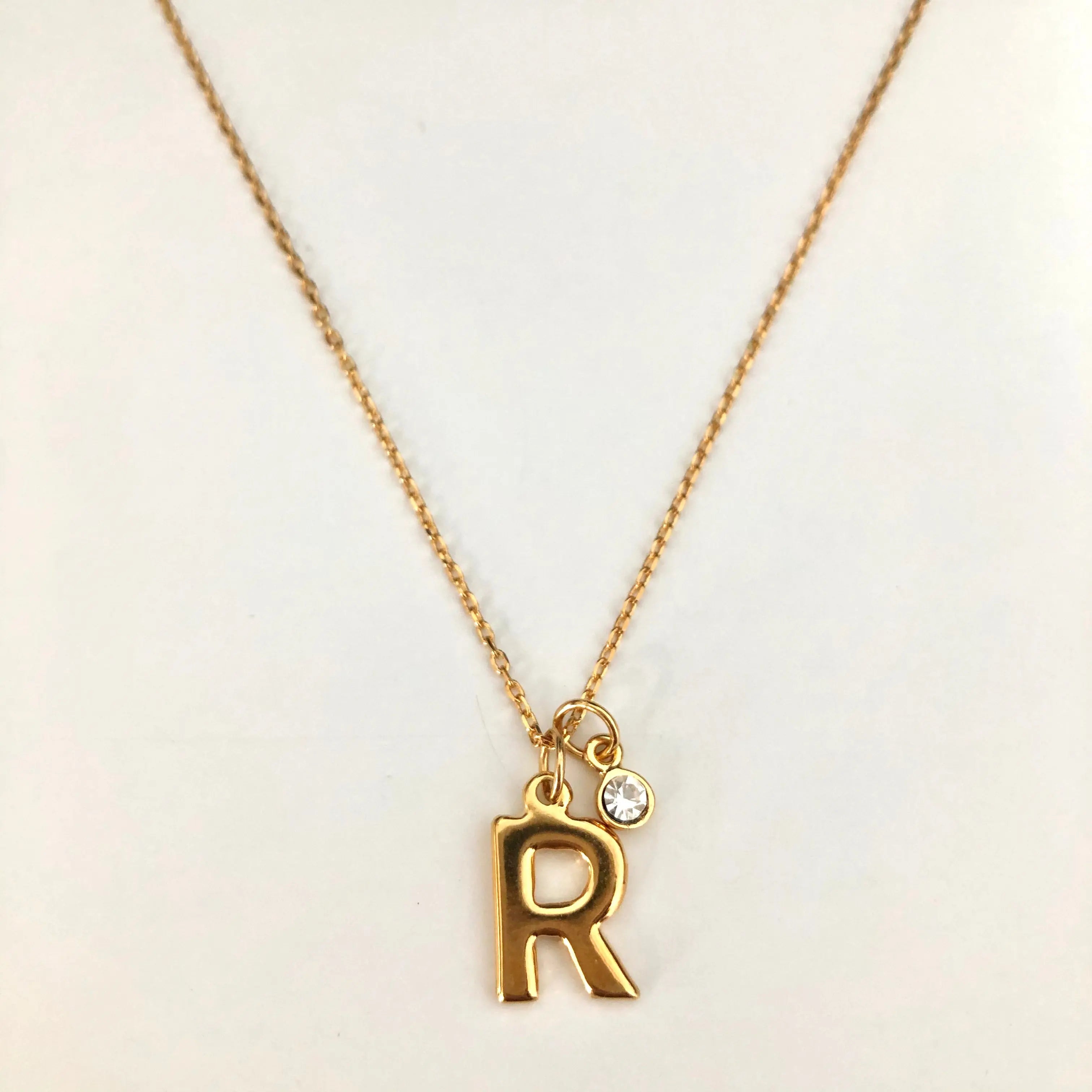 Collar Inicial Mediana Collares Gold Muun Jewelry