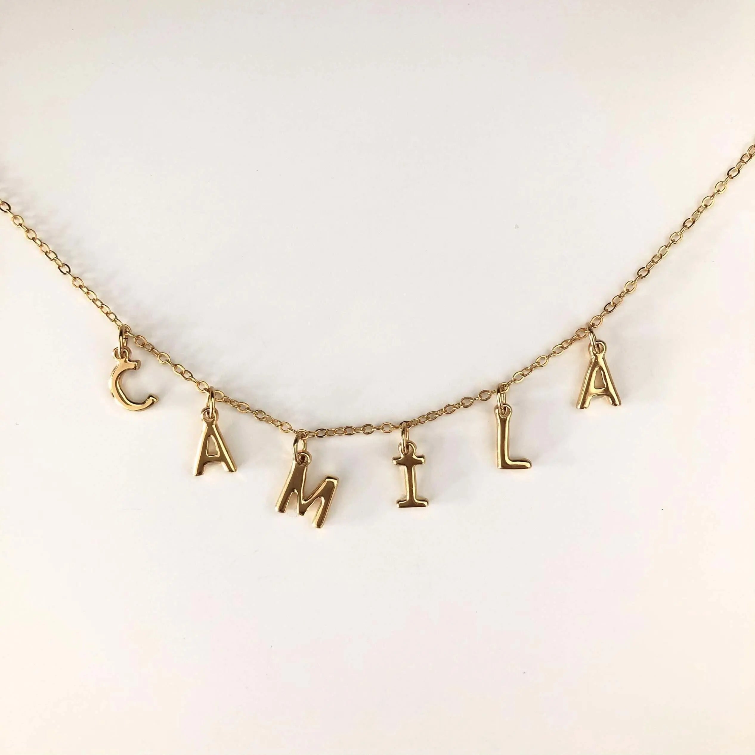 Collar Nombres de 7 a 9 letras Nombres Personalizados Muun Jewelry