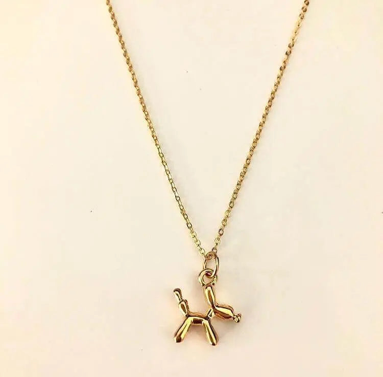 Collar Perrito Globo Collares Gold Muun Jewelry