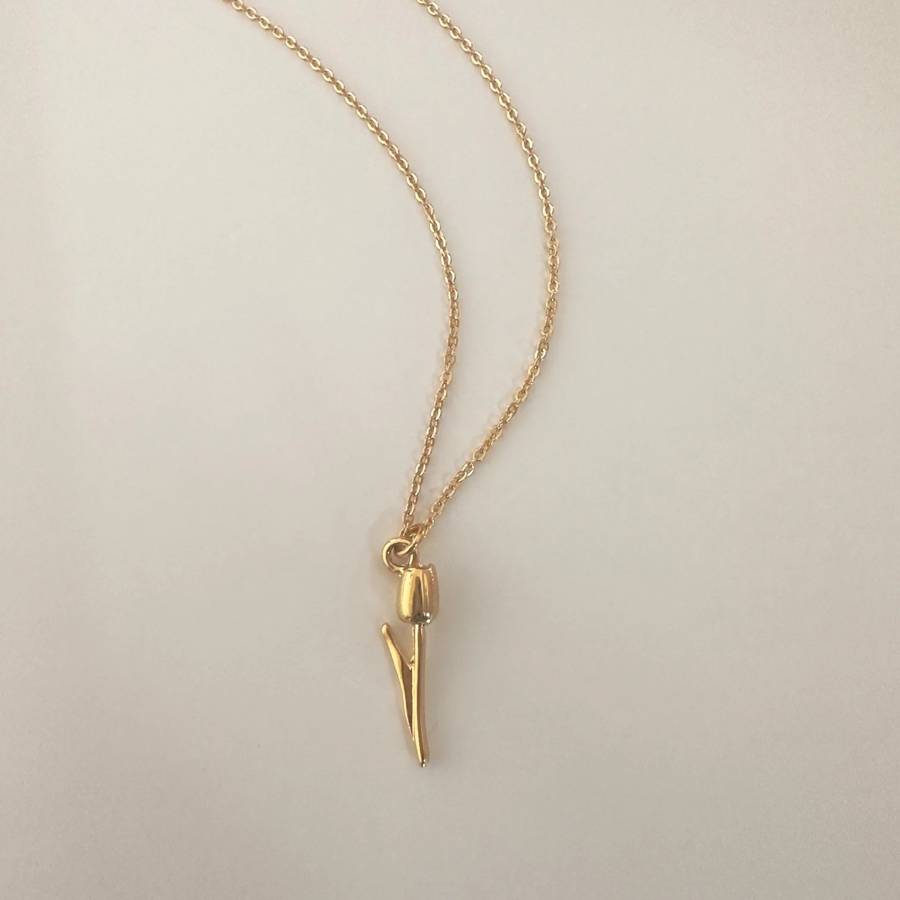 Collar Tulipán Collares Gold Muun Jewelry