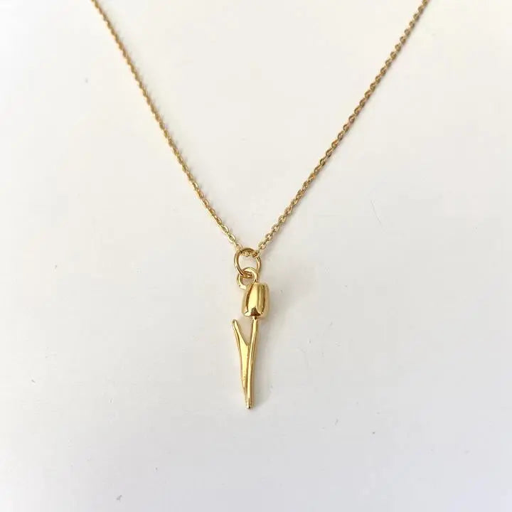 Collar Tulipán Collares Gold Muun Jewelry