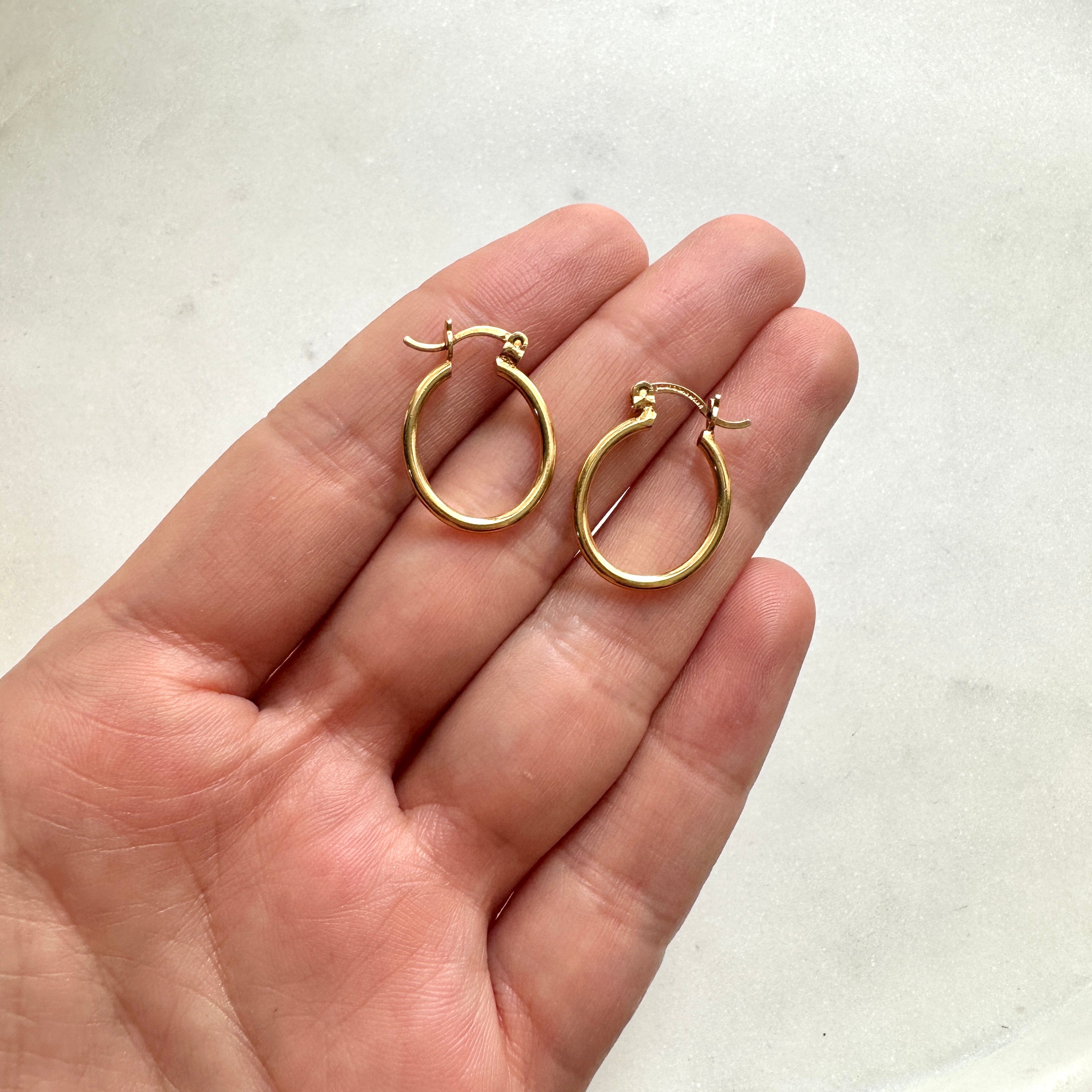 Arracada Ovalada Chica