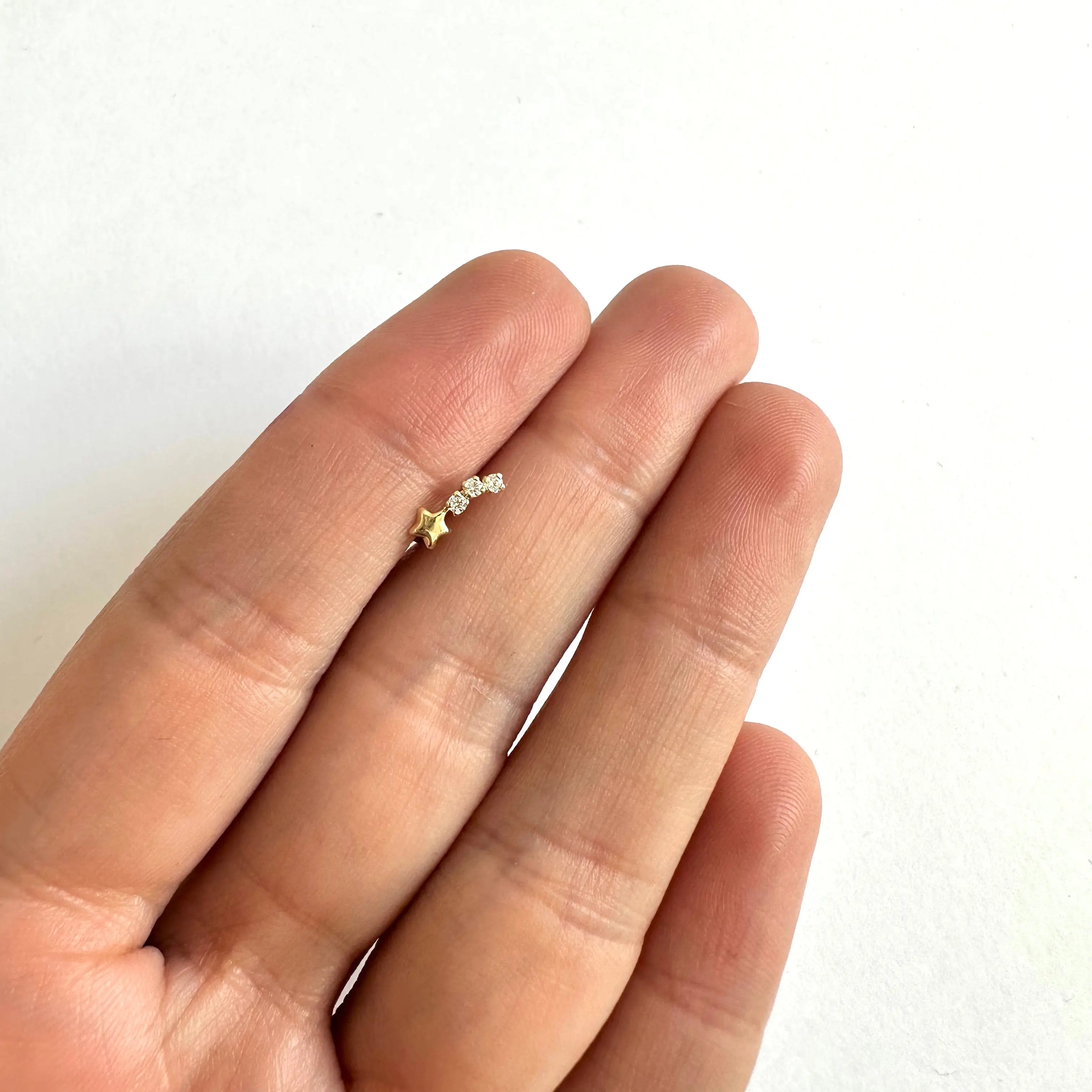 Piercing Cometa Zirconias Muun Jewelry