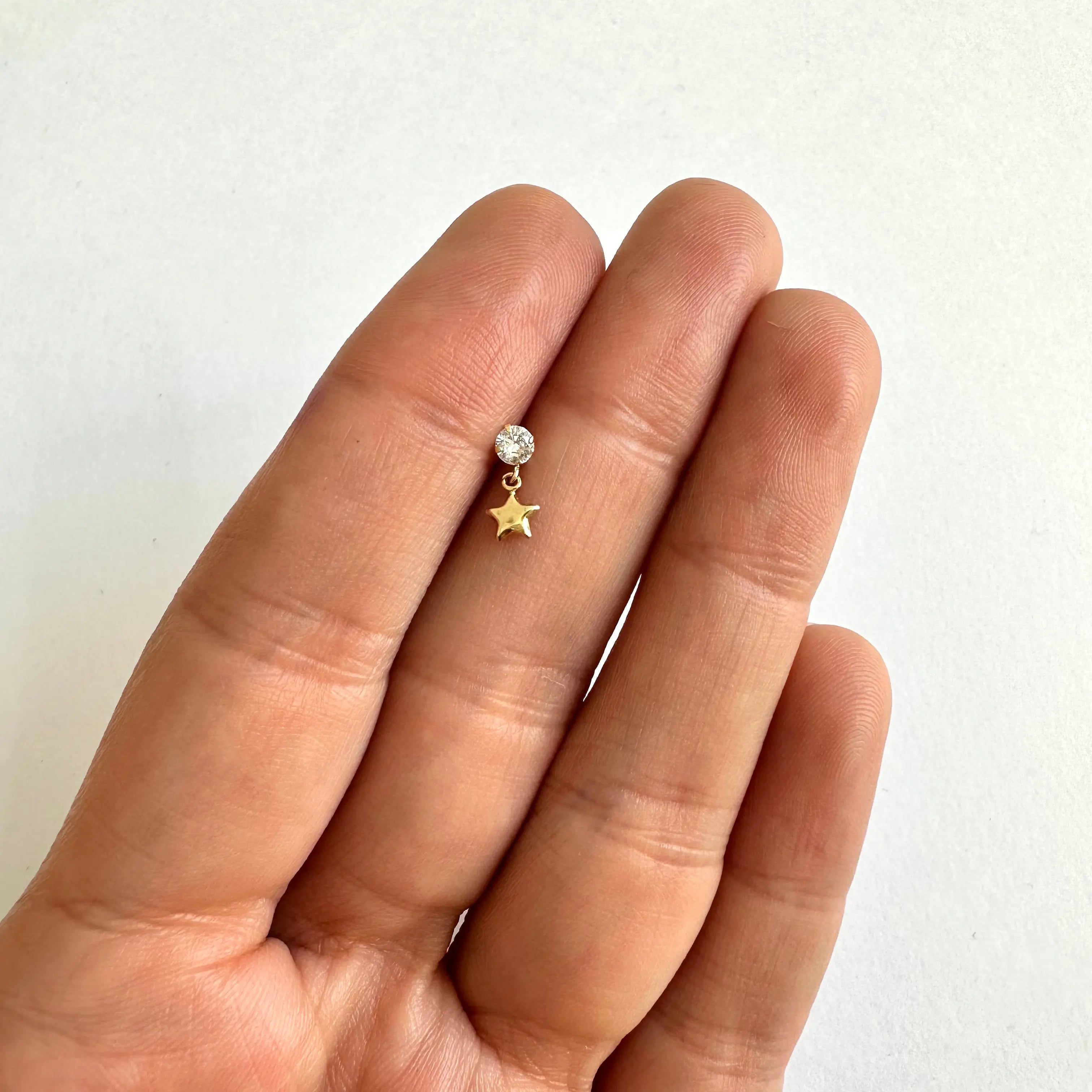 Piercing Estrella Colgante Muun Jewelry