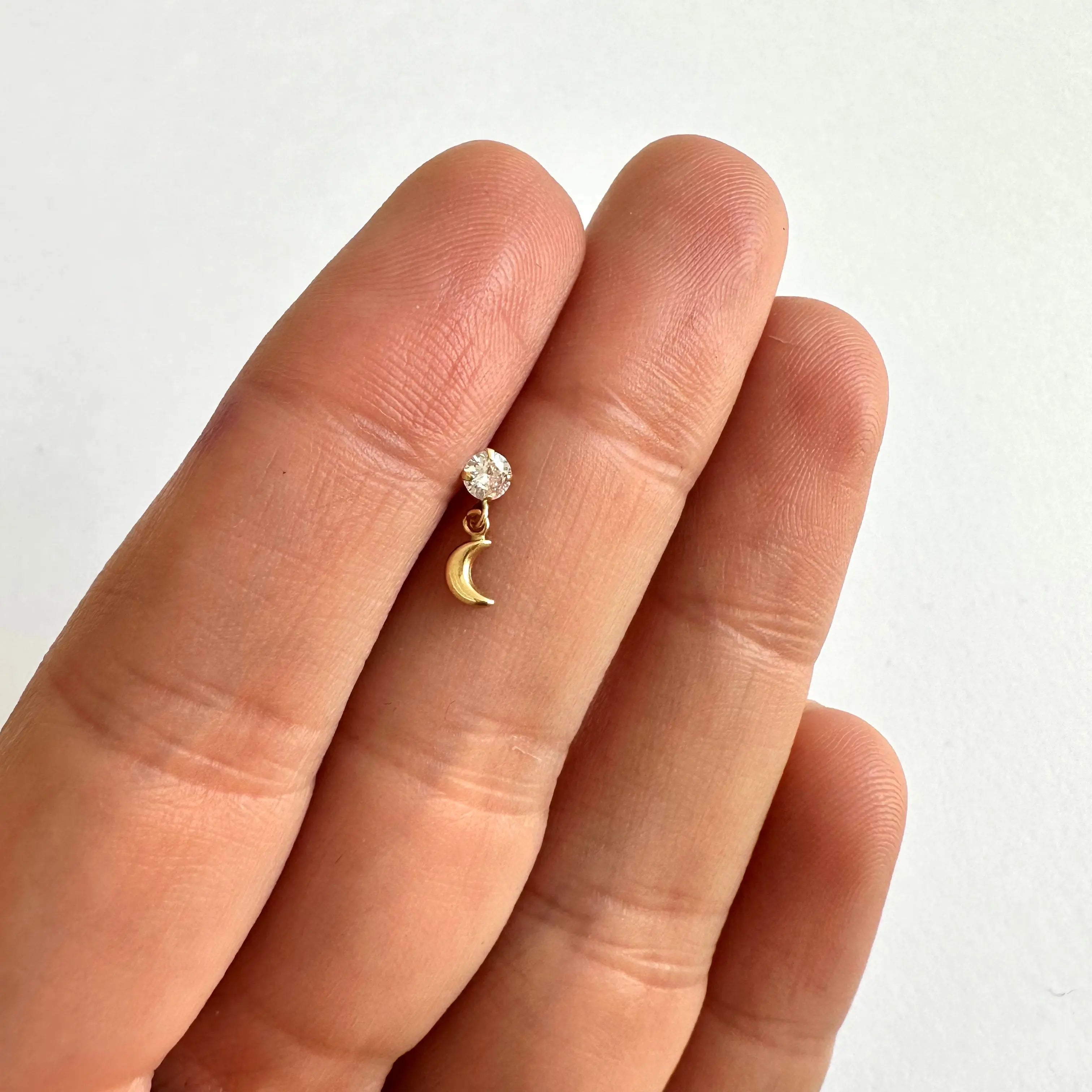 Piercing Luna Colgante Muun Jewelry