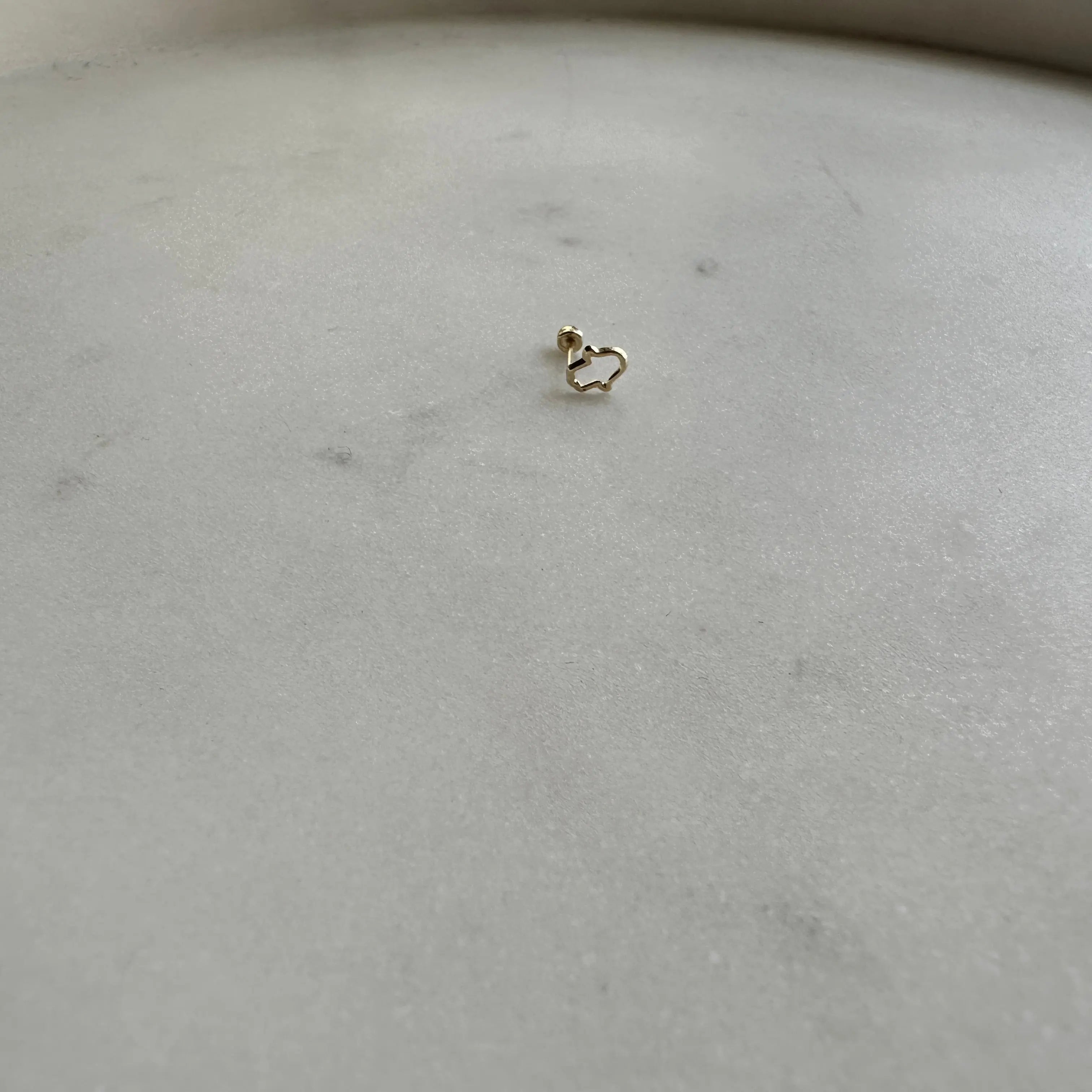 Piercing Mano Fatima Silueta Muun Jewelry