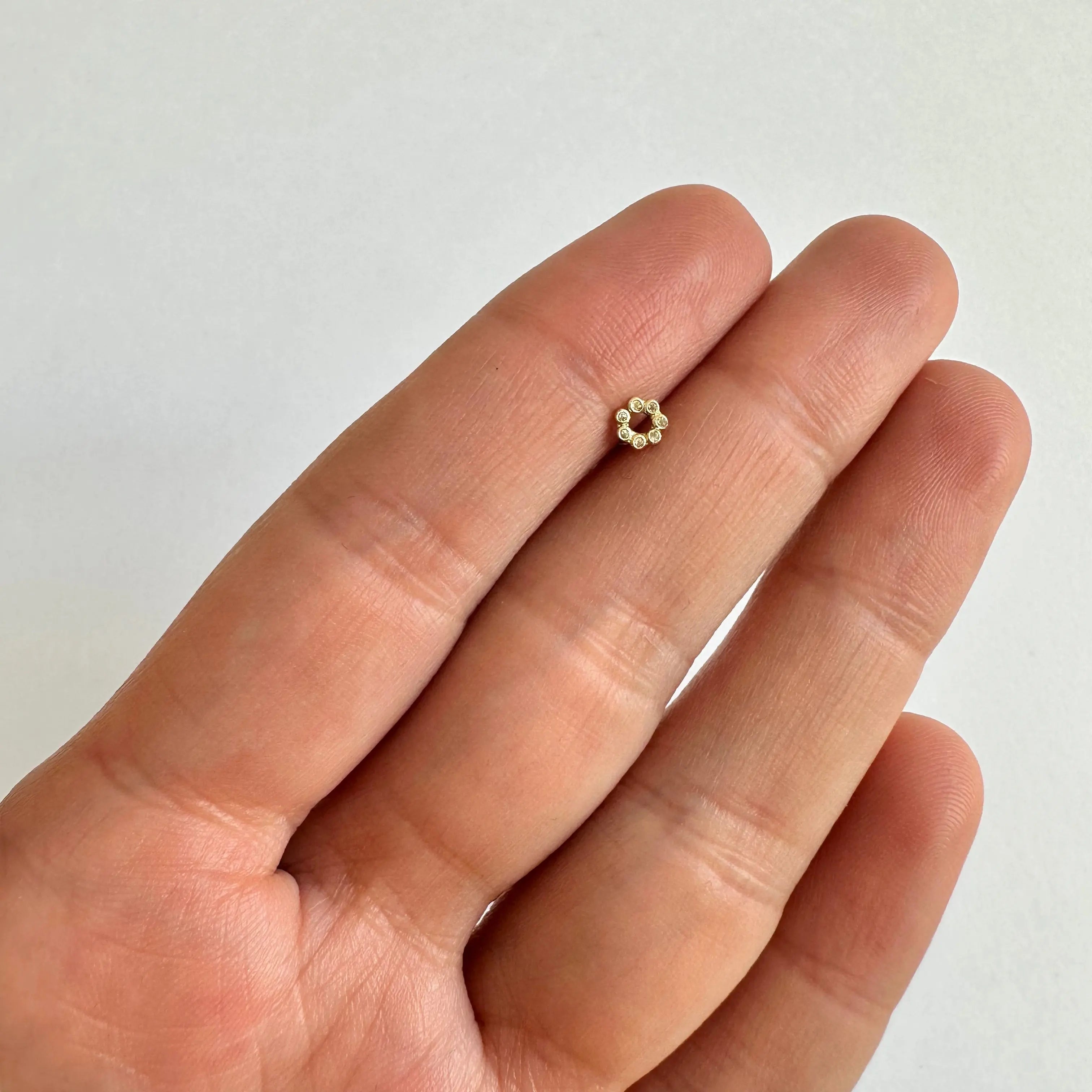 Piercing Rueda Zirconias Mini Muun Jewelry