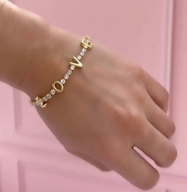 Pulsera Love Tennis Pulseras Muun Jewelry