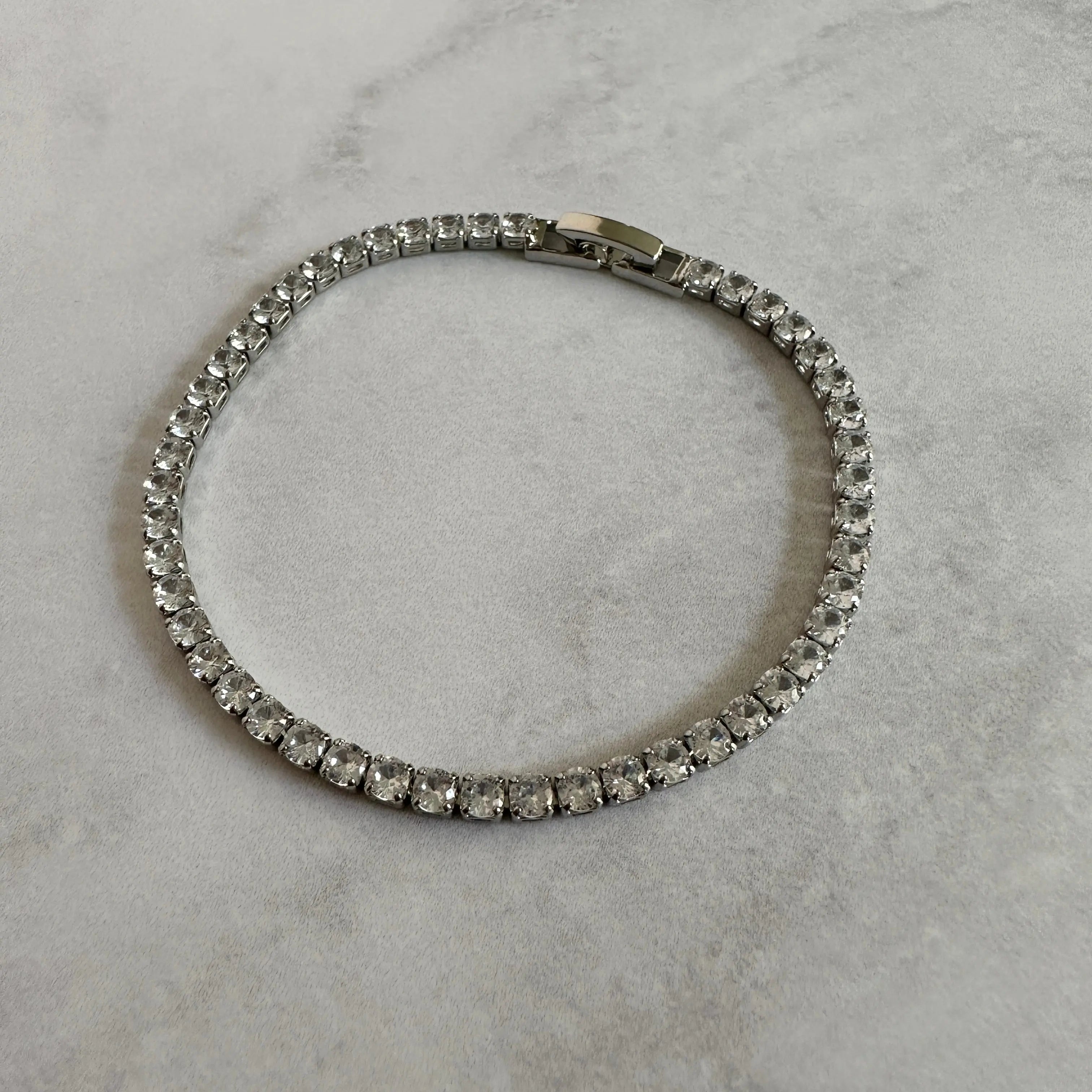 Pulsera Tennis 3mm Silver Muun Jewelry