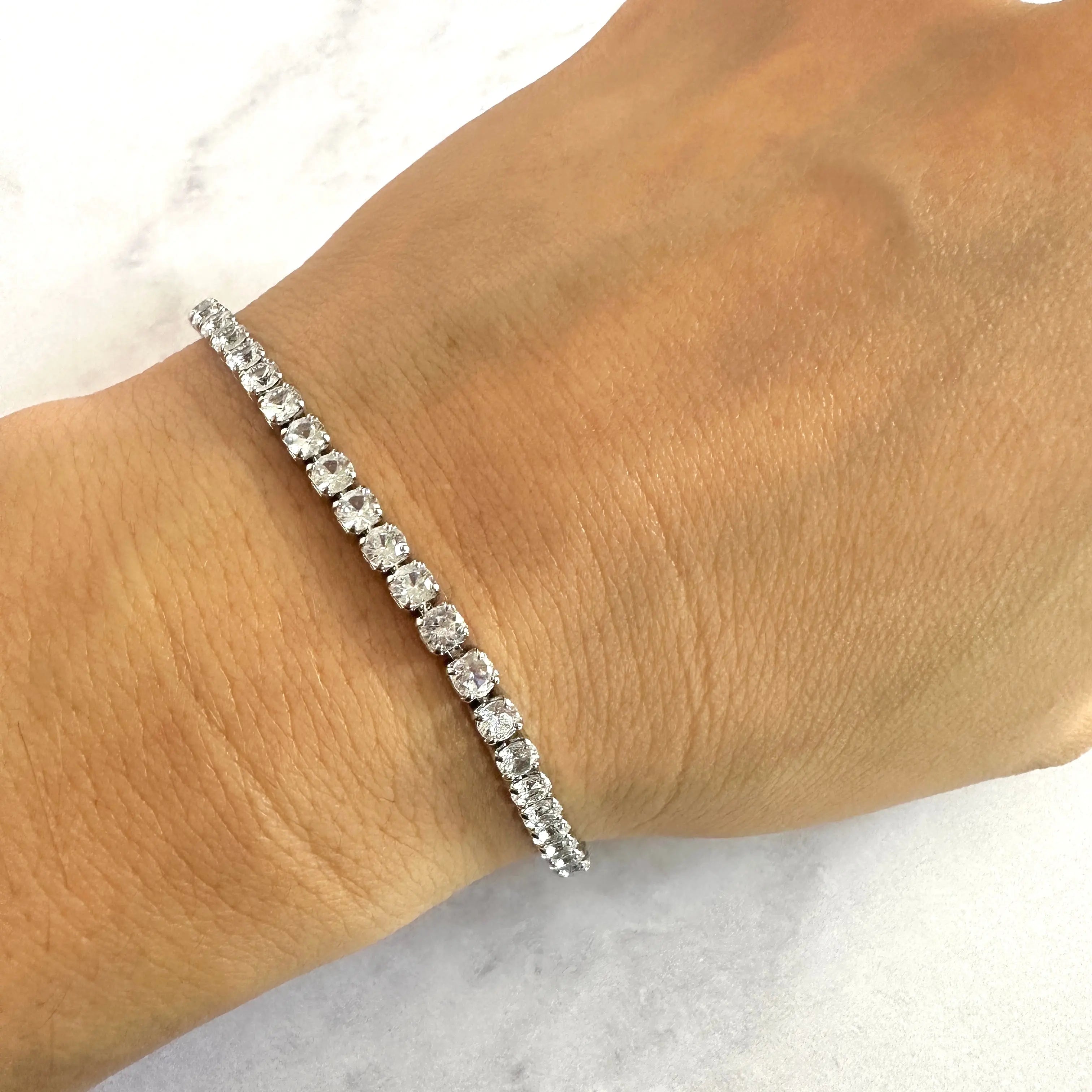 Pulsera Tennis 3mm Silver Muun Jewelry