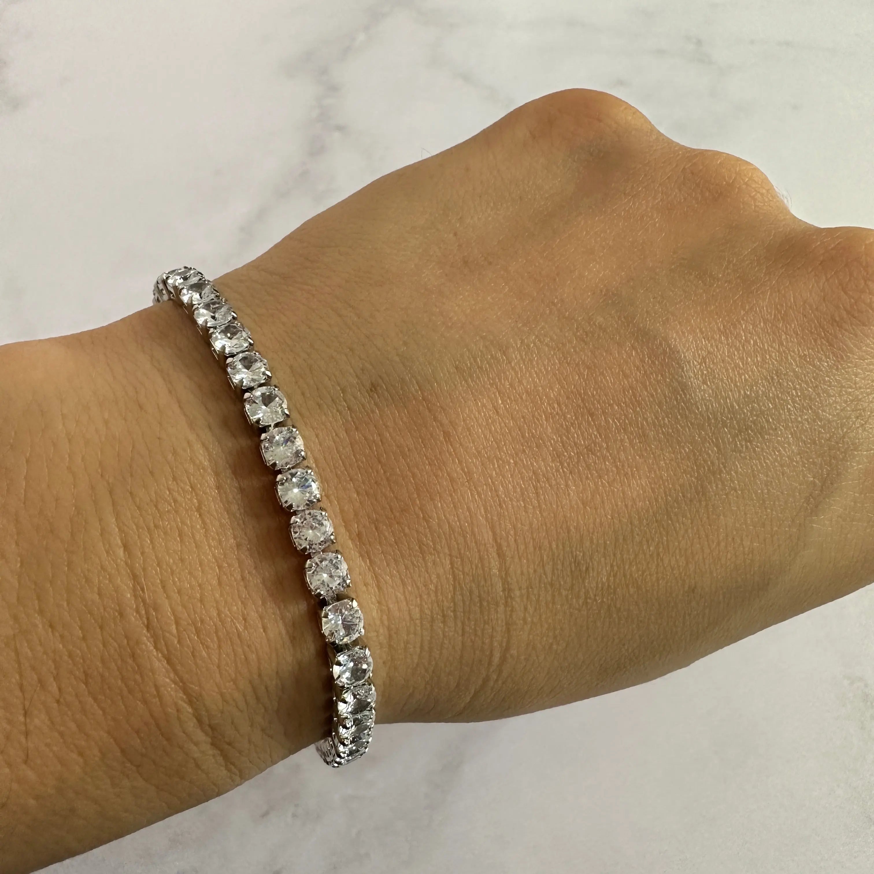 Pulsera Tennis 4mm Silver Muun Jewelry