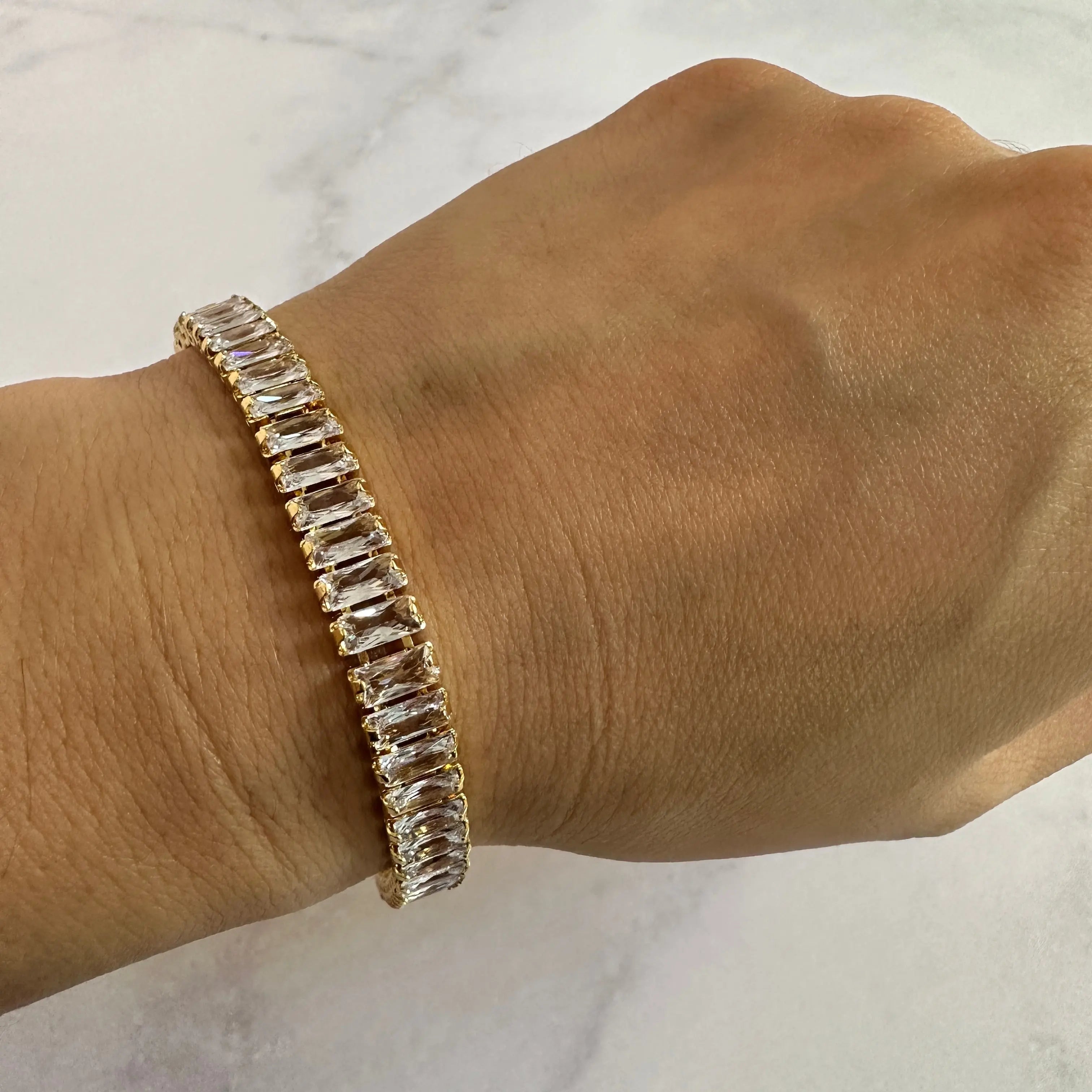 Pulsera Tennis 6mm Gold Muun Jewelry