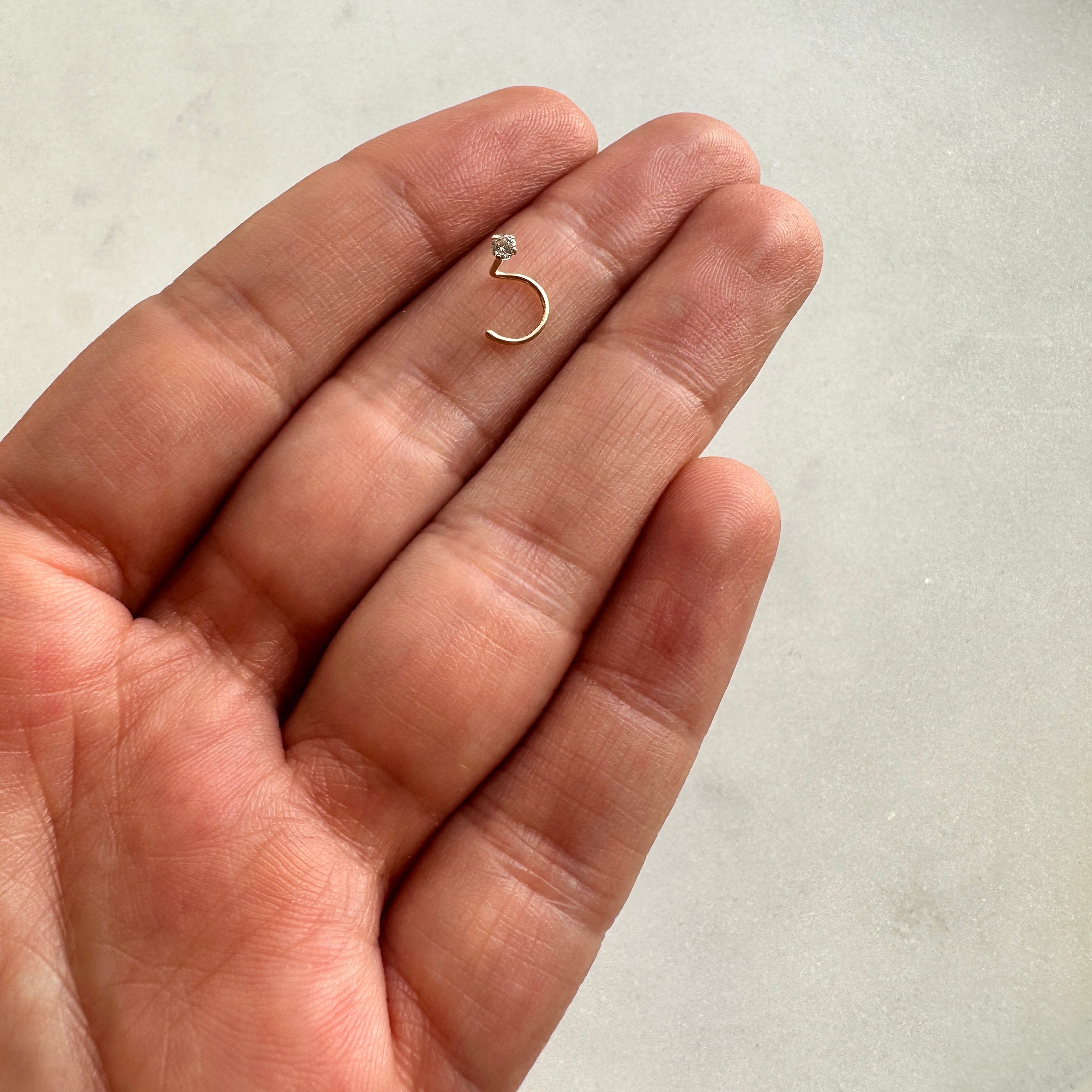 Piercing Zirconia para nariz