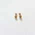 Aretes Aros Entrelazados Aretes Gold  Muun Jewelry