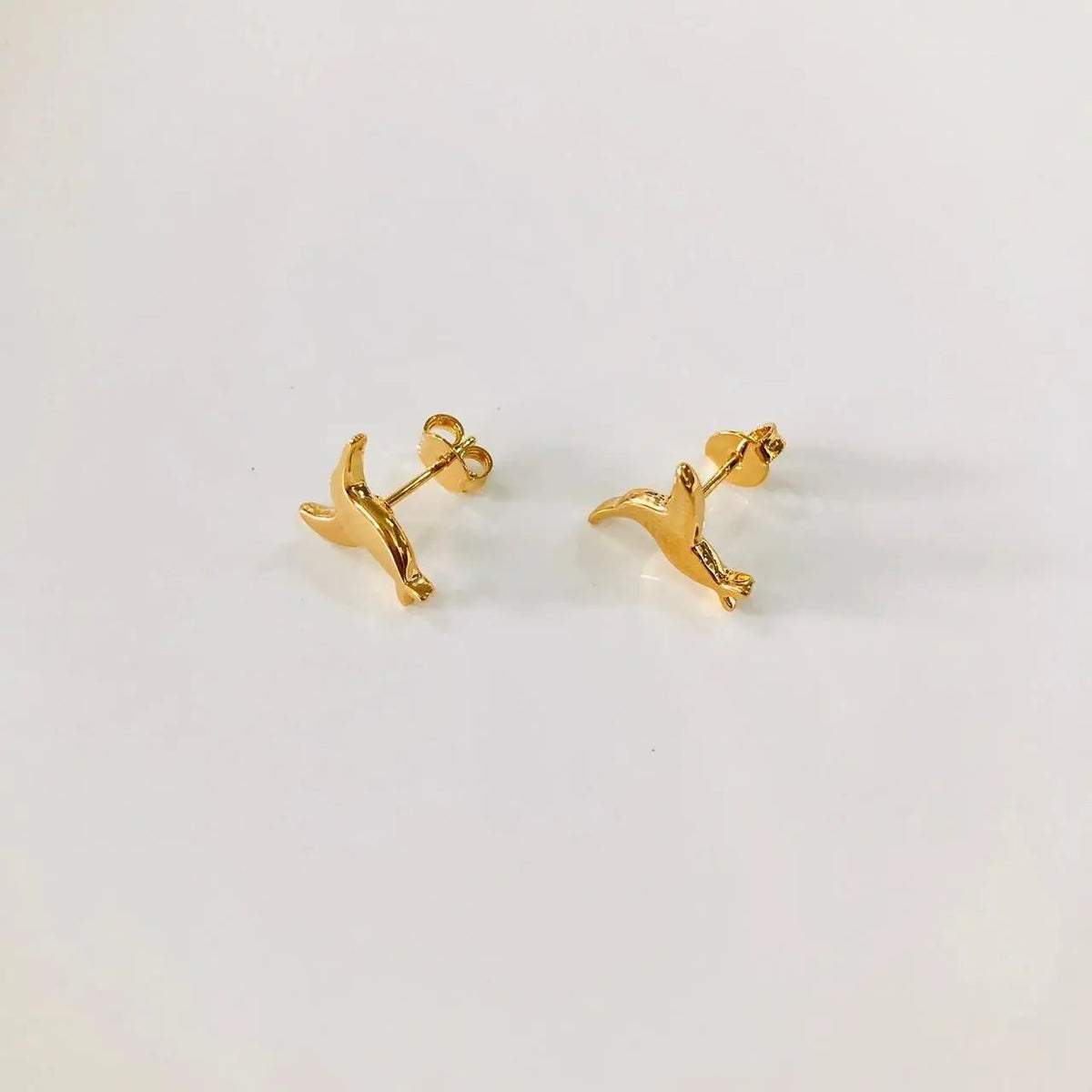 Aretes Colibrí Aretes Gold  Muun Jewelry