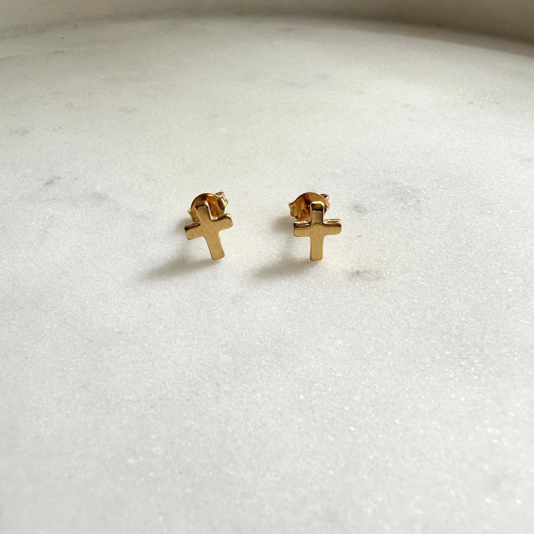 Aretes Cruz Aretes Gold  Muun Jewelry