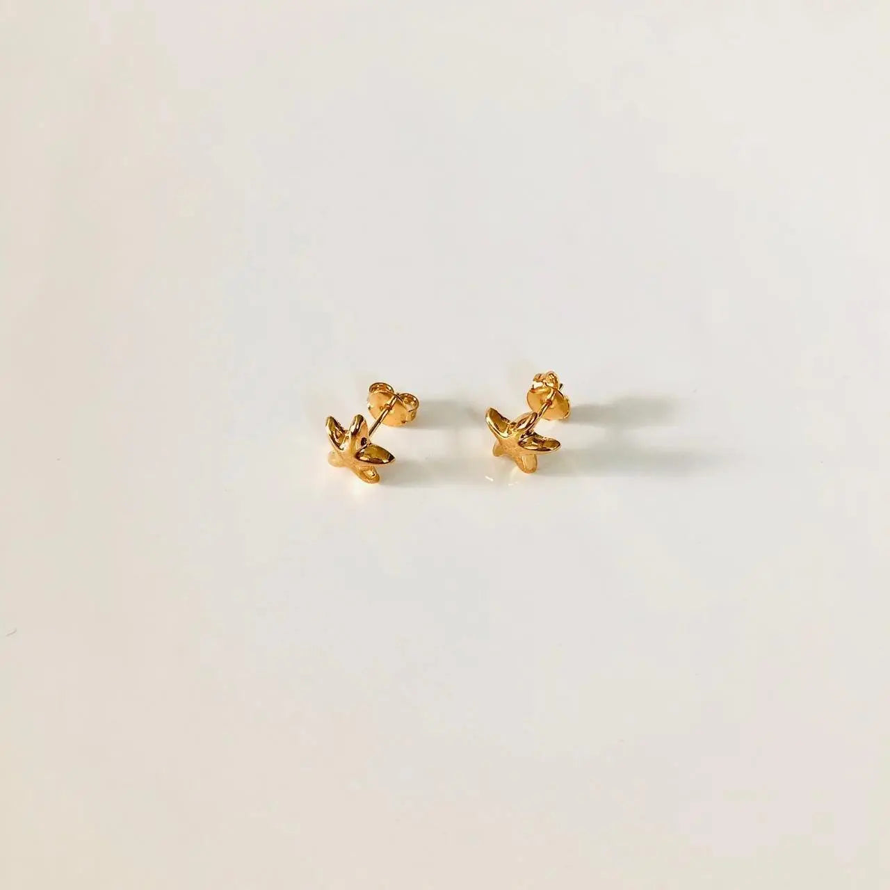 Aretes Estrella de mar Aretes Gold  Muun Jewelry