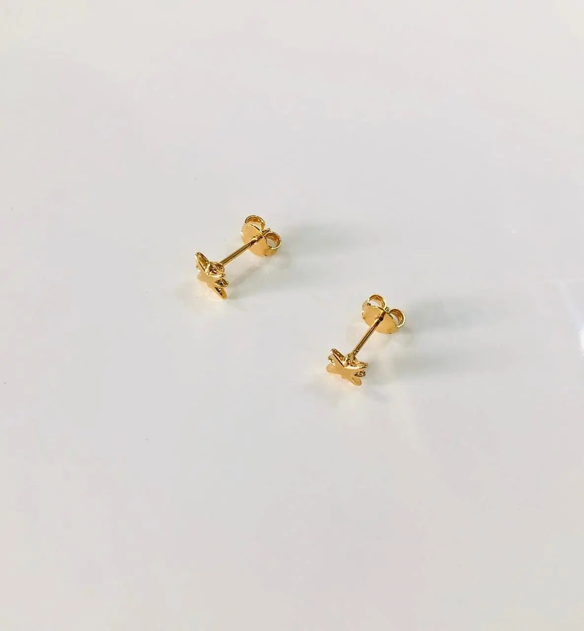 Aretes Mini estrella del norte Aretes Gold  Muun Jewelry