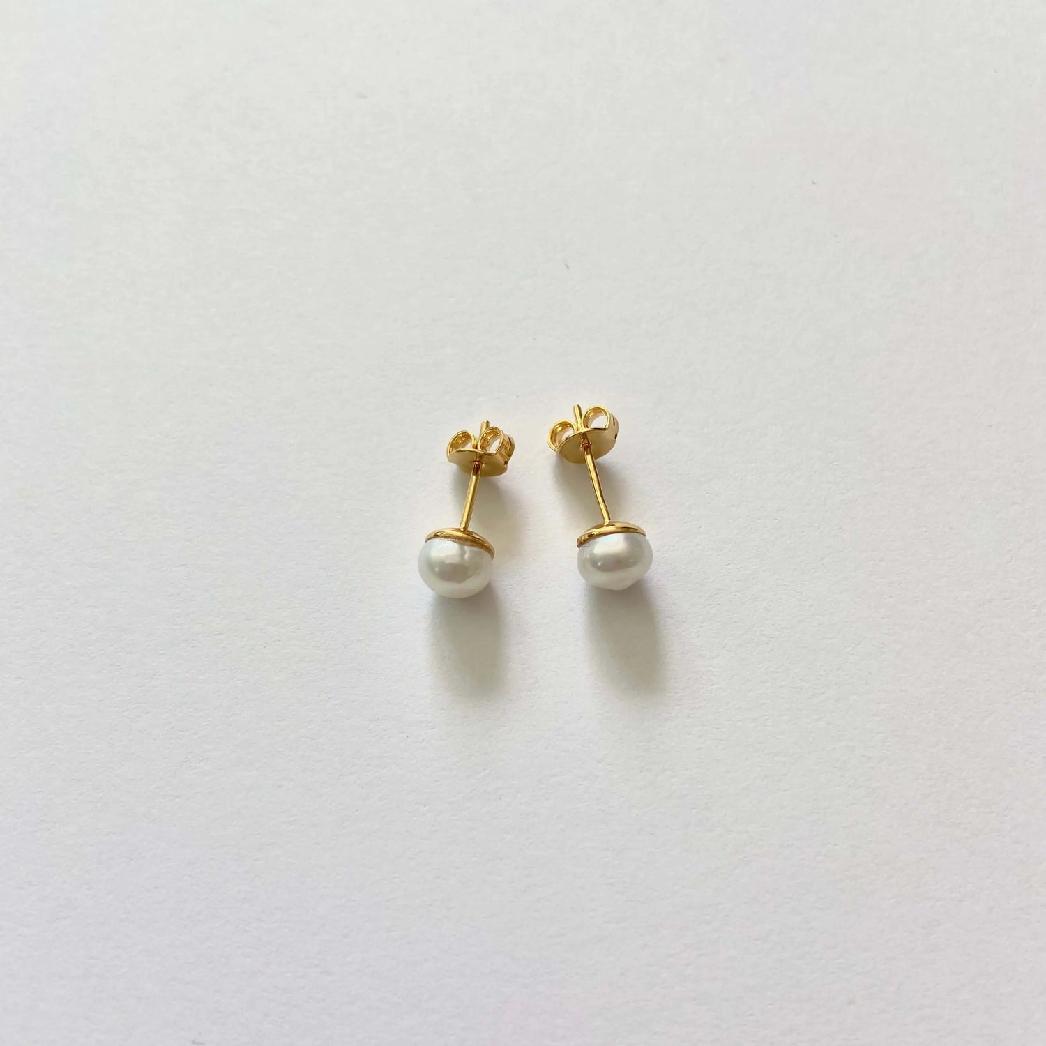 Aretes Perlas Aretes Gold  Muun Jewelry