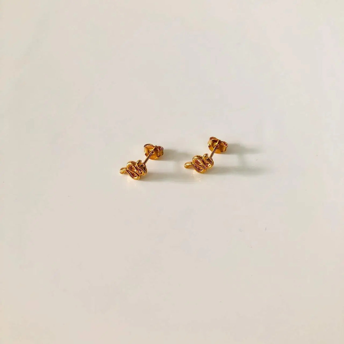 Aretes Serpientes Aretes Gold  Muun Jewelry