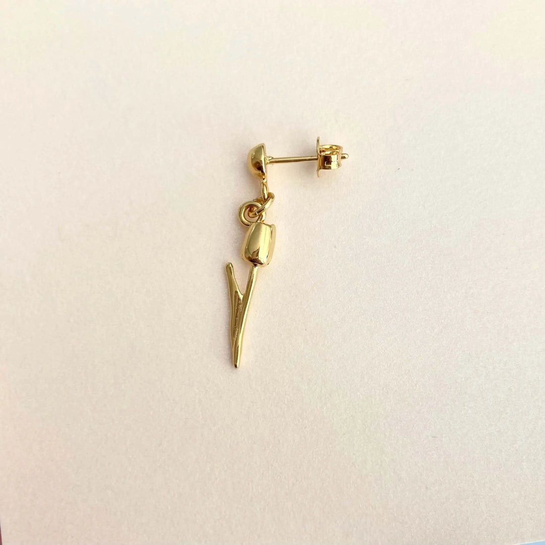 Aretes Tulipán Aretes Gold  Muun Jewelry