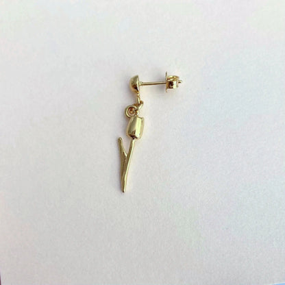 Aretes Tulipán Aretes Gold  Muun Jewelry