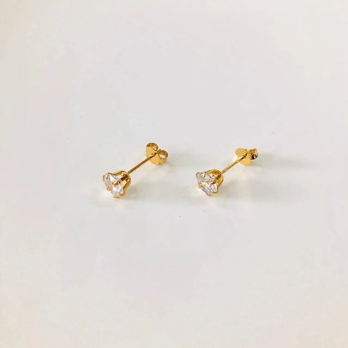 Aretes Zirconias Aretes Gold  Muun Jewelry