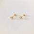Aretes Zirconias Aretes Gold  Muun Jewelry