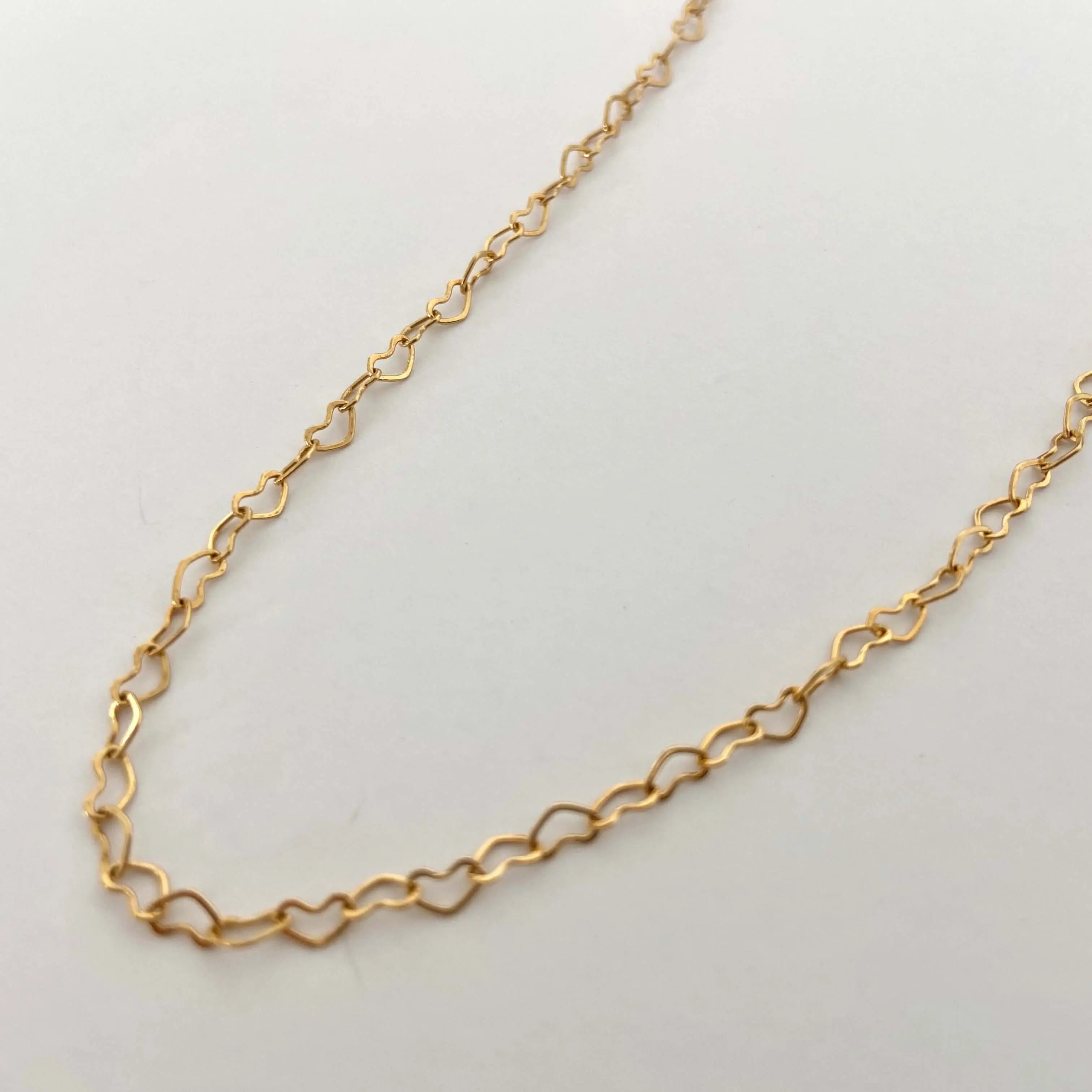 Cadena Corazones Collares Gold  Muun Jewelry
