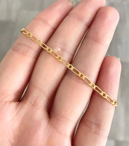 Cadena Figaro Gucci Collares Gold  Muun Jewelry