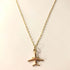 Collar Avión Collares Gold  Muun Jewelry