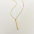 Collar Barrita Collares Gold  Muun Jewelry