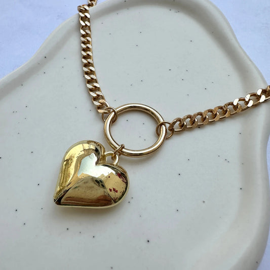 Collar Chunky Corazón Jumbo   Muun Jewelry