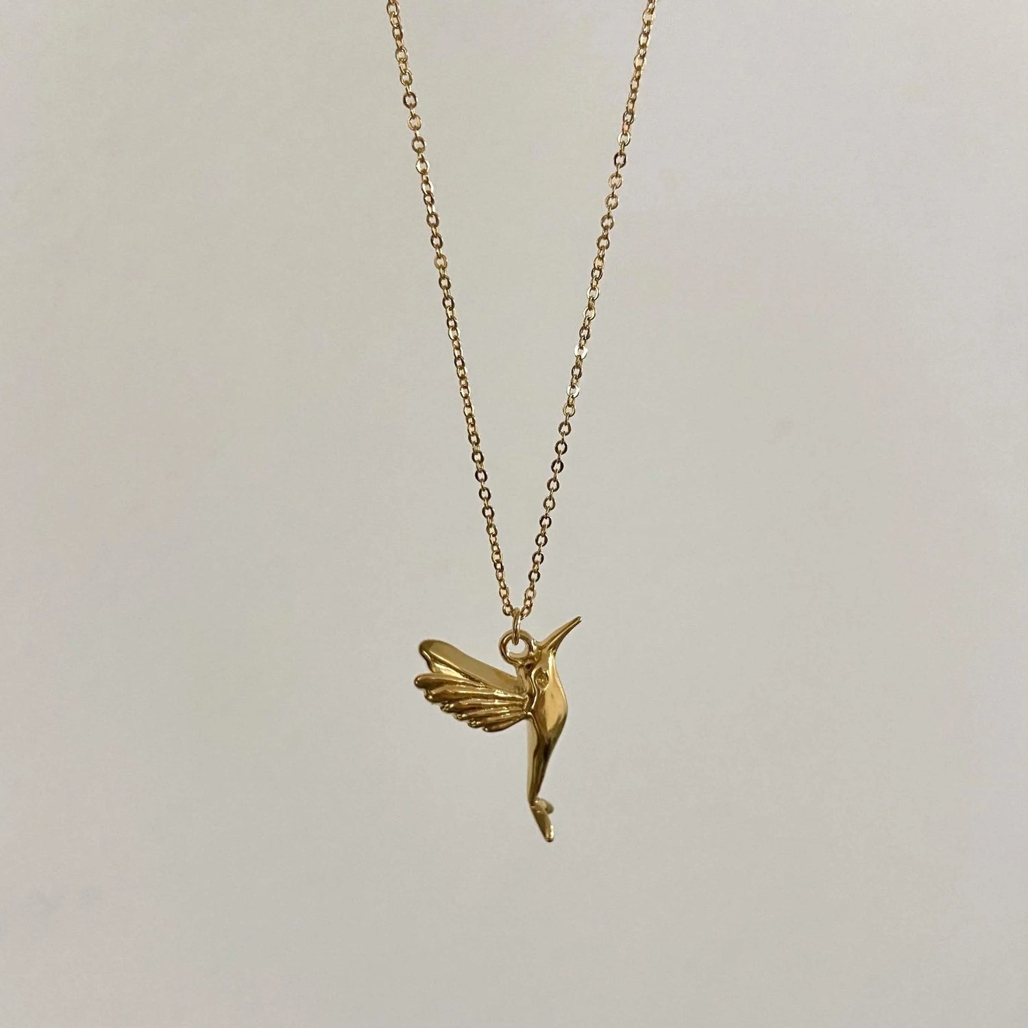 Collar Colibrí Collares Gold  Muun Jewelry