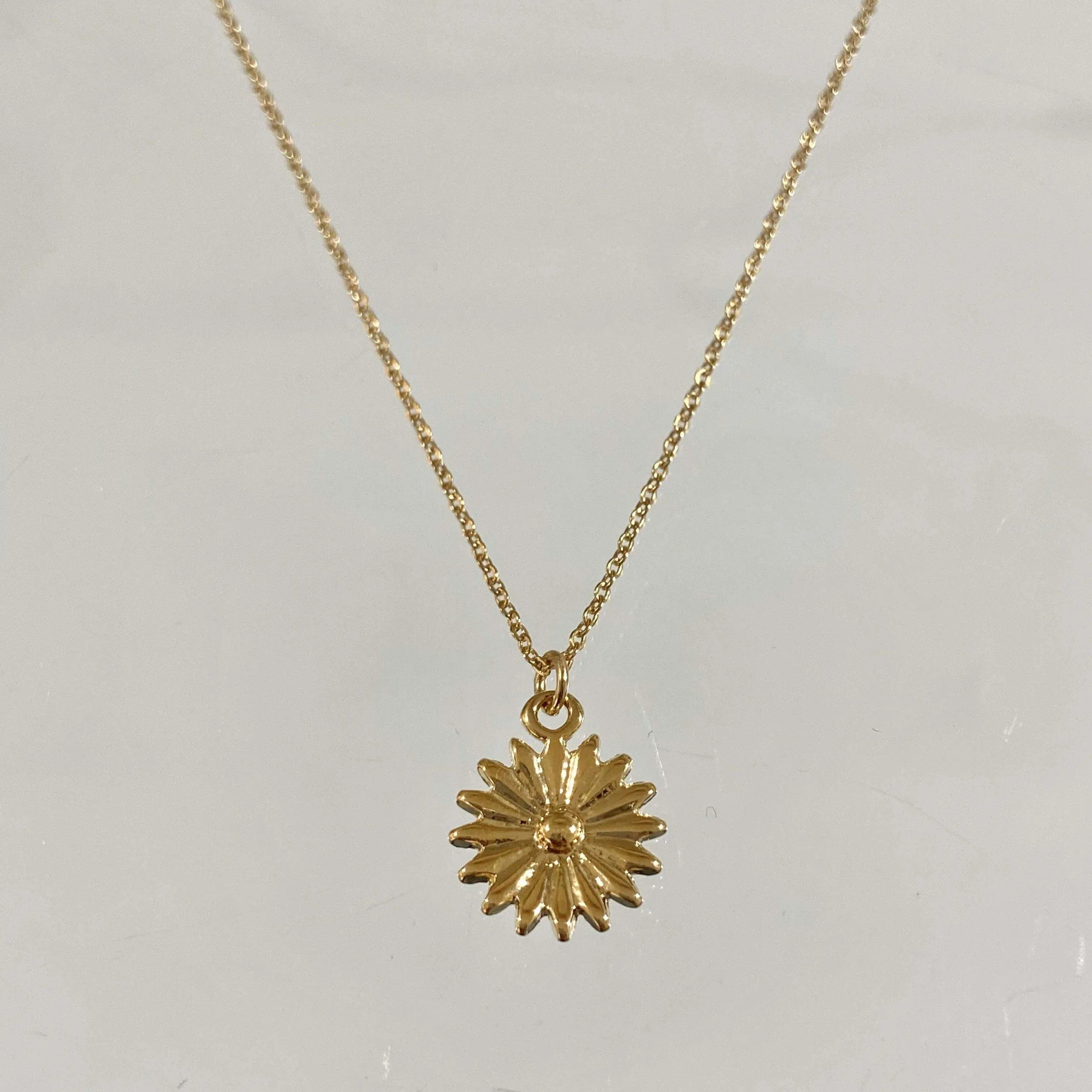 Collar Gerbera -Margarita Collares Gold  Muun Jewelry
