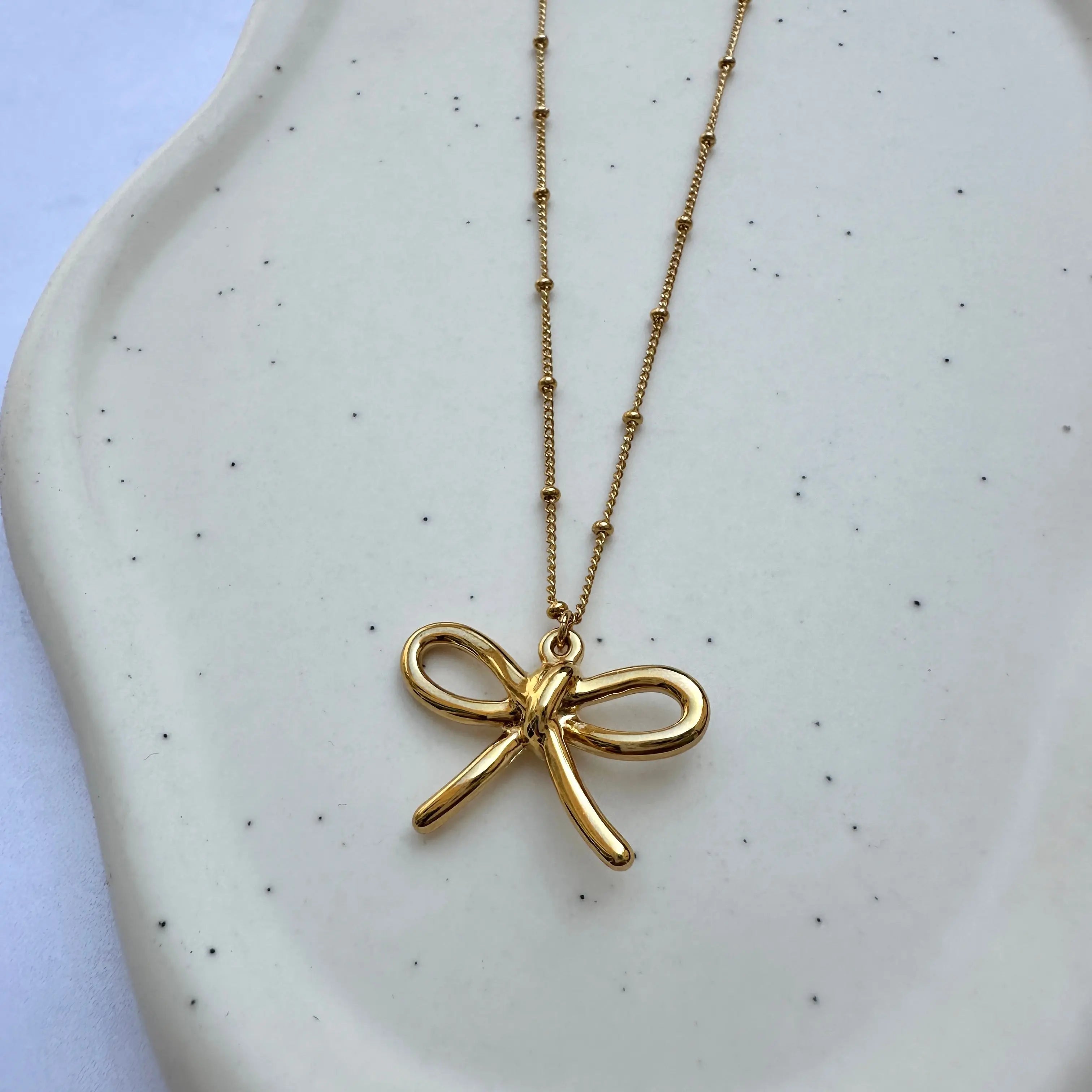 Collar Moño Coquette   Muun Jewelry